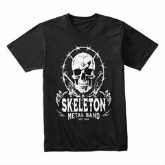 Skeleton Metal Band Shirt