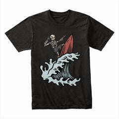 Skeleton Wave Surfer Shirt