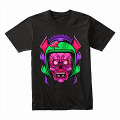 Zombie Biker Skull Shirt