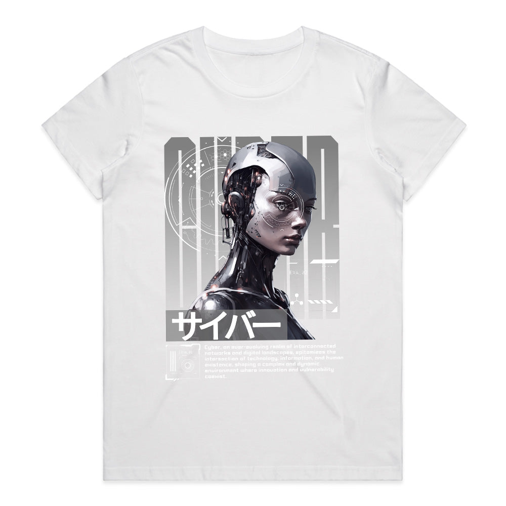 Cybernetic Future AI T-Shirt – Futuristic Techwear Aesthetic