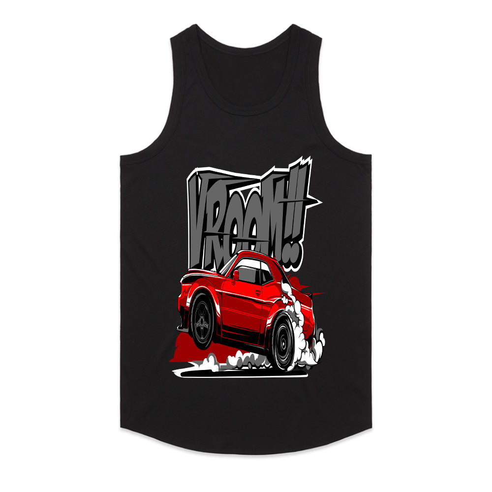 VROOM!! Turbo Drift Comic Style Car T-Shirt