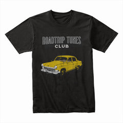 Roadtrip Tunes Club – Vintage Car Adventure Graphic T-Shirt
