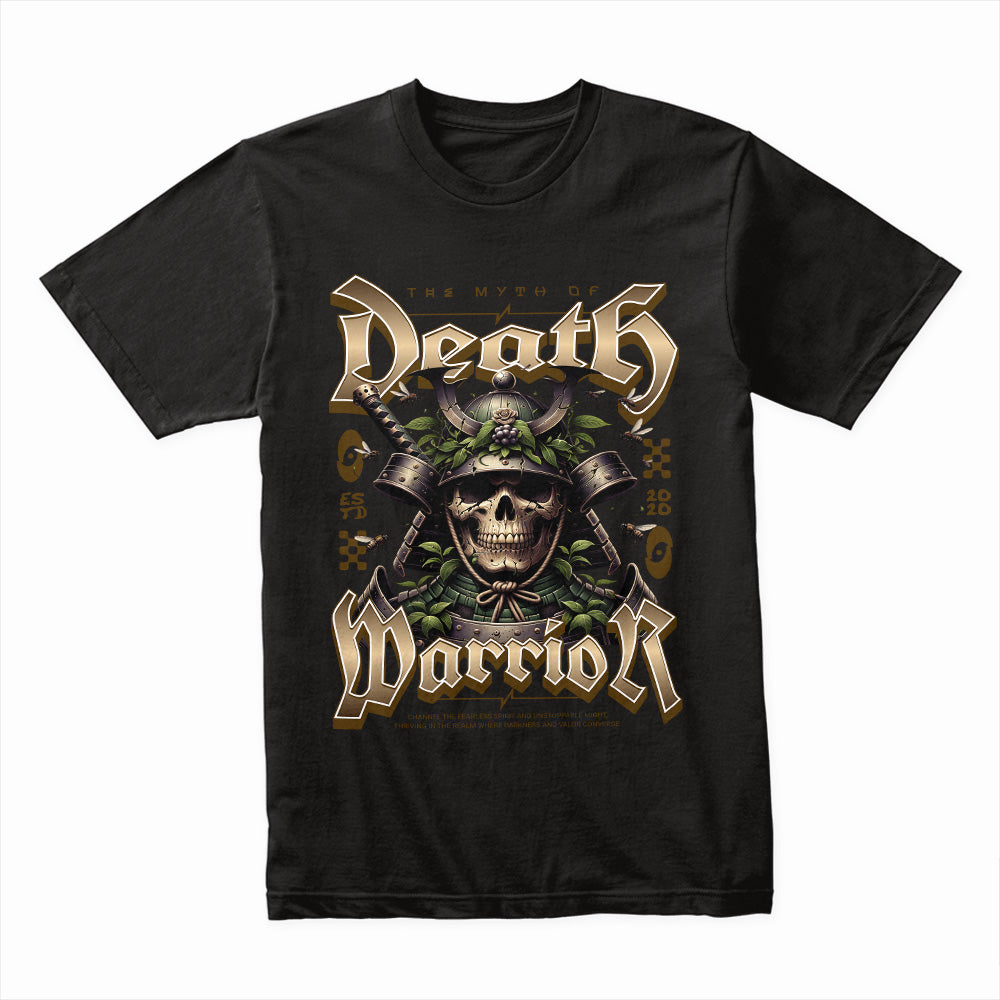 Death Warrior – Myth of the Samurai Skull Graphic T-Shirt