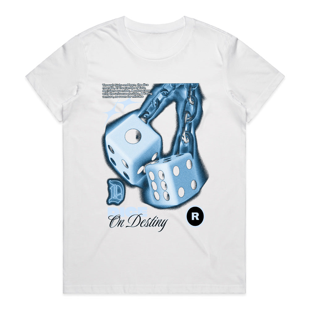 Dice on Destiny T-Shirt – Retro Y2K Streetwear Aesthetic