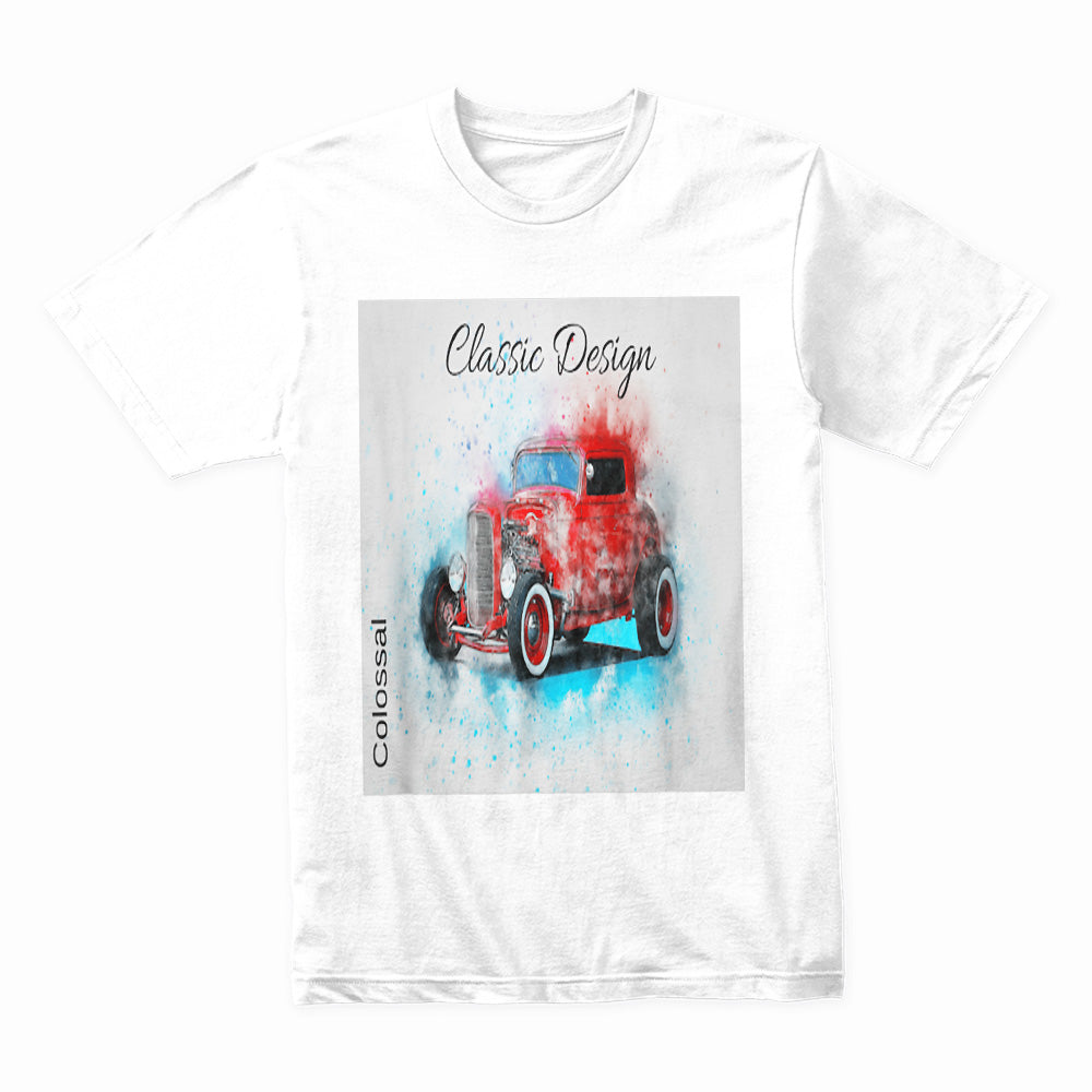 Classic Hot Rod Vintage Art T-Shirt – Retro Car Enthusiast Tee