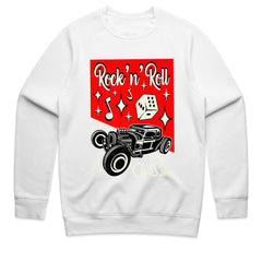 Rock 'n' Roll Classic Hot Rod T-Shirt – Vintage 50s Car & Music Design