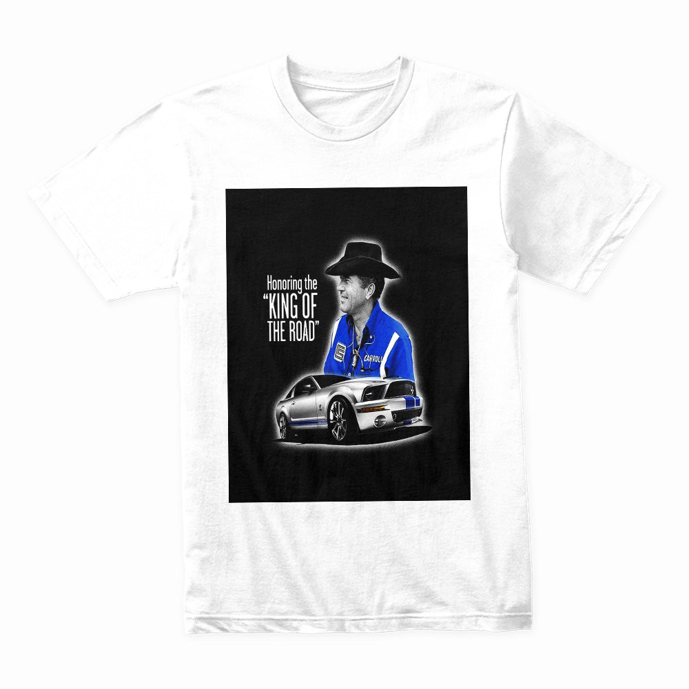 Honoring the "King of the Road" Mustang Tribute Tee