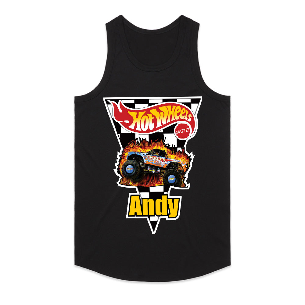Hot Wheels Monster Truck "Andy" Graphic T-Shirt – Bold and Stylish Motorsports Design