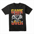 "Game Over" Skull Gamer T-Shirt - Hardcore Gaming Controller Design