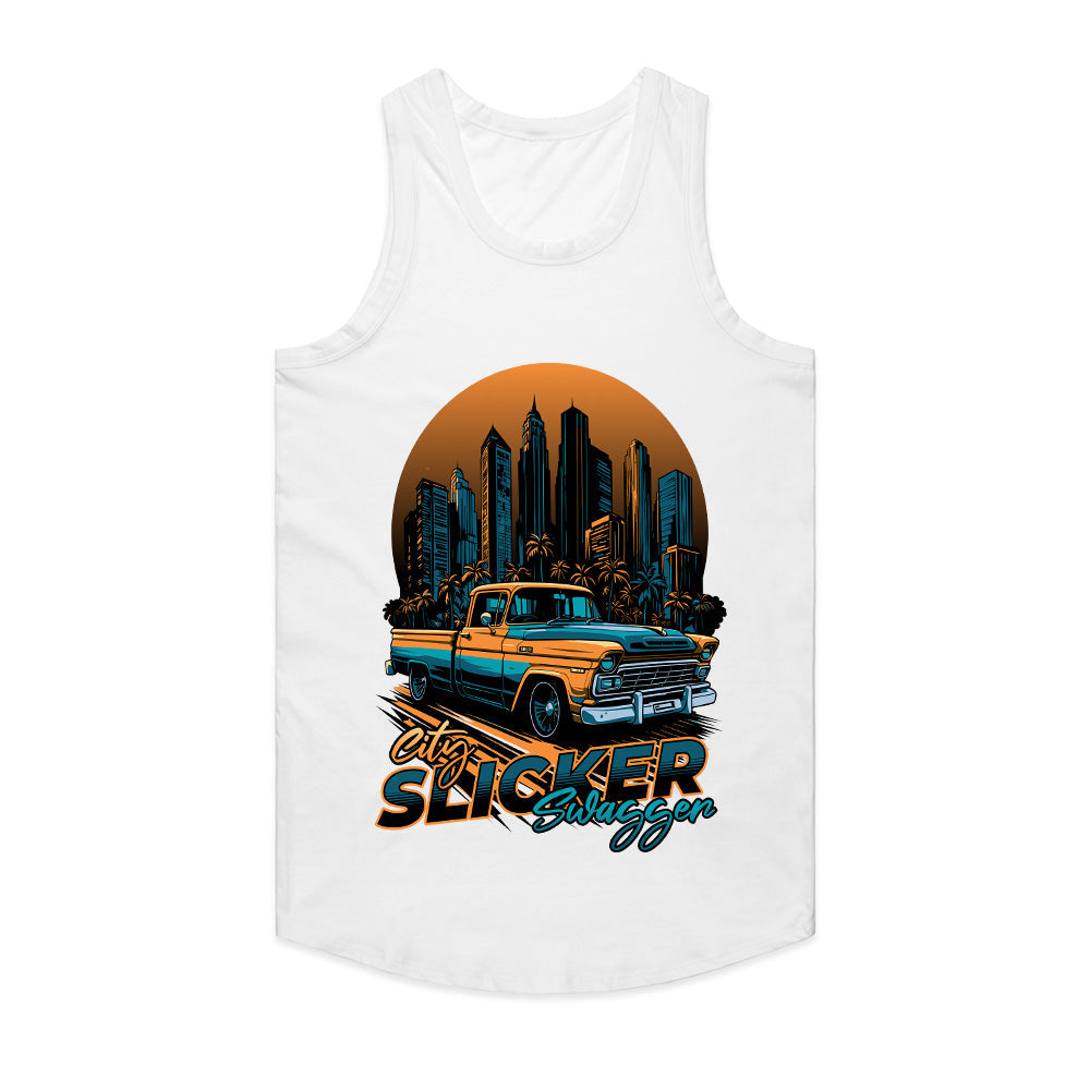 City Slicker Swagger – Classic Pickup Retro Streetwear Tee