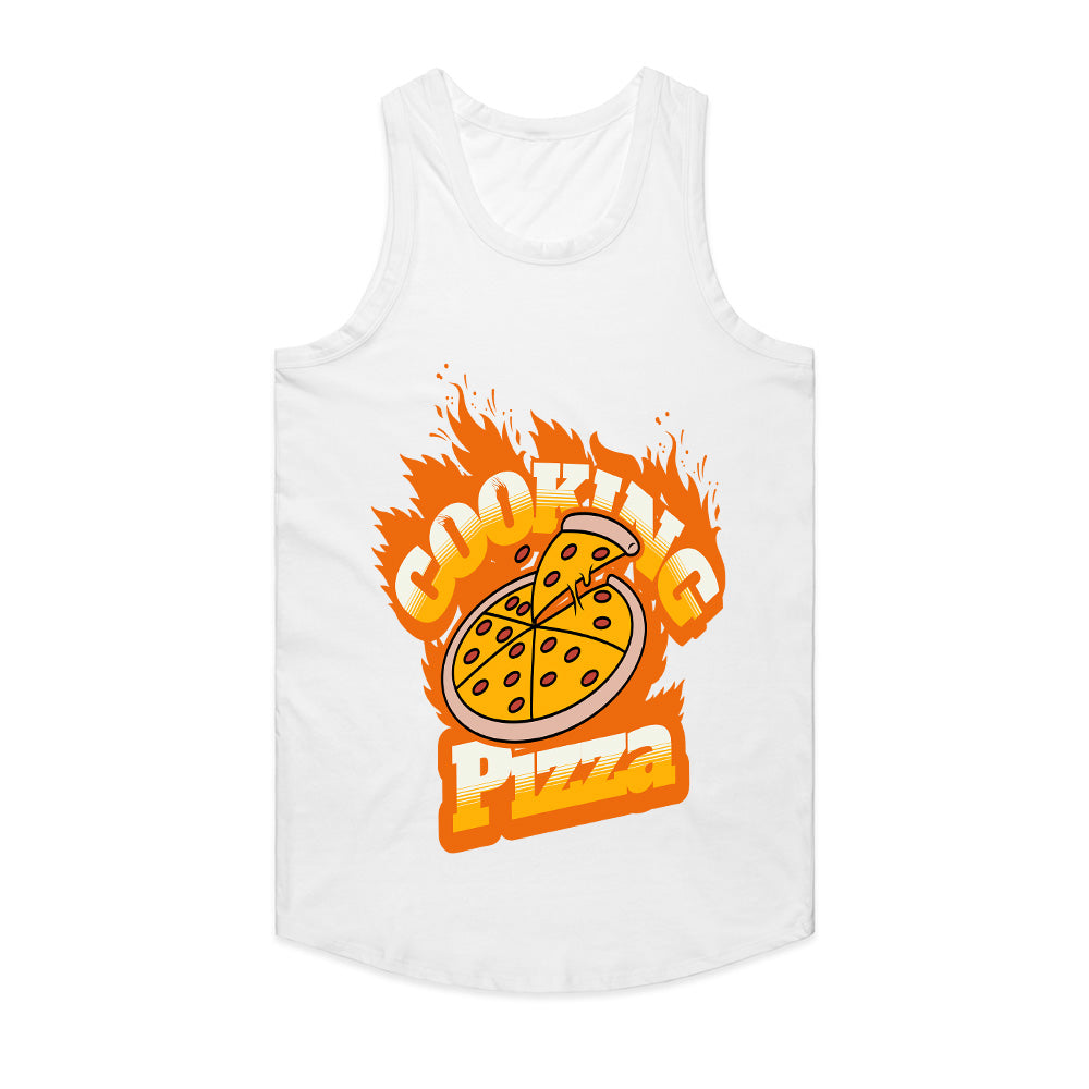 Cooking Pizza – Fiery Pizza Lover Streetwear T-Shirt