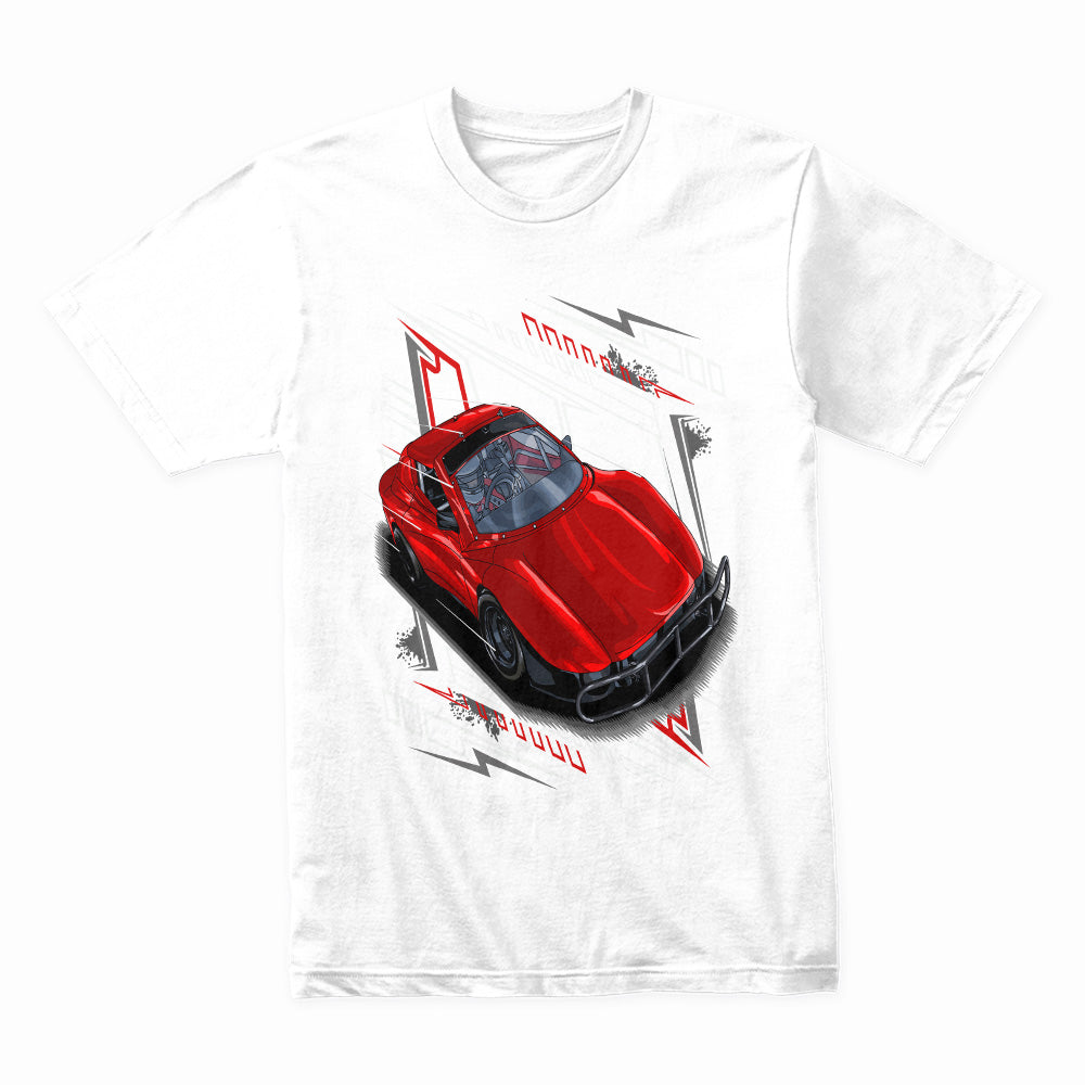 Red Racer" – Bold Red Sports Car Graphic T-Shirt