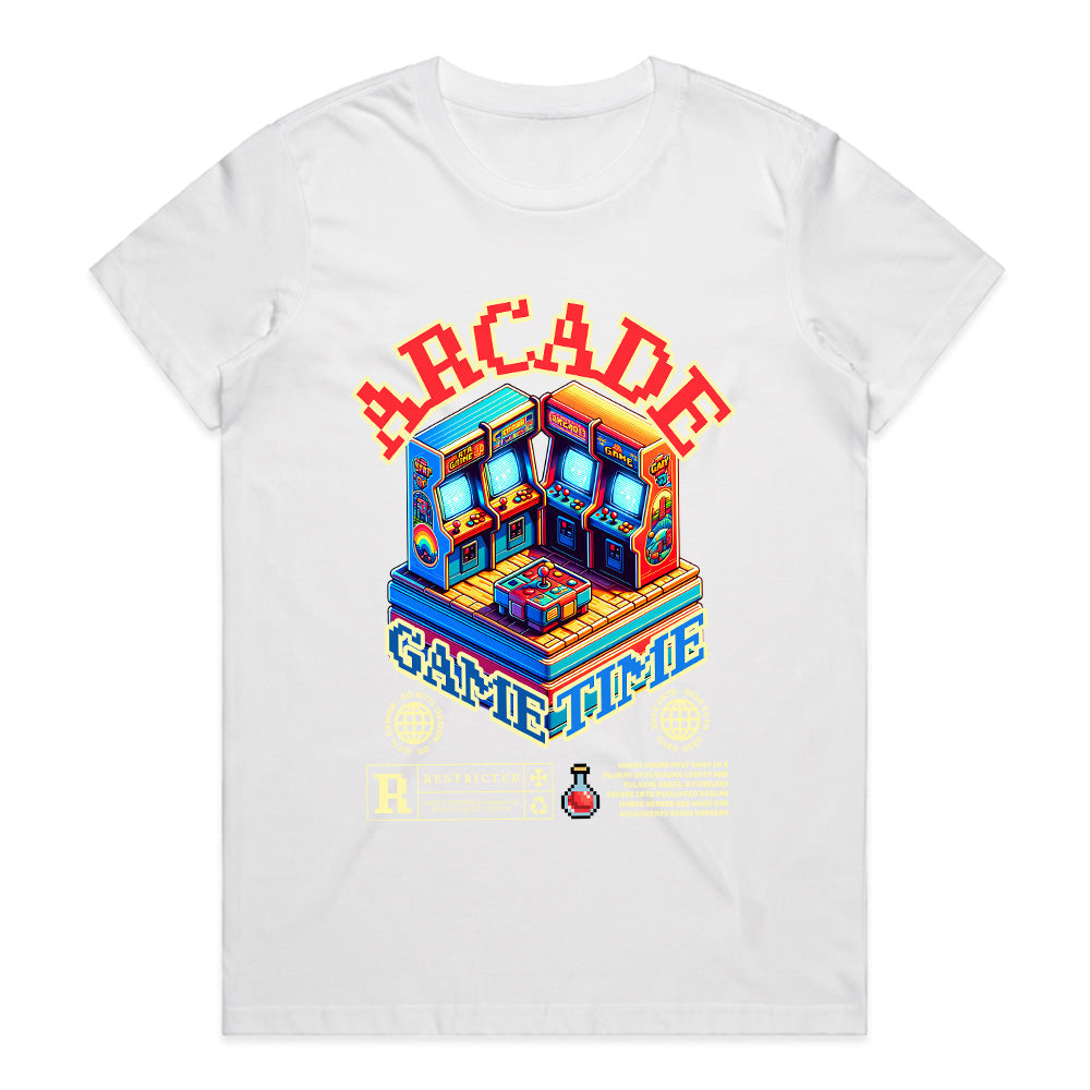Arcade Game Time T-Shirt – Retro Gaming Nostalgia