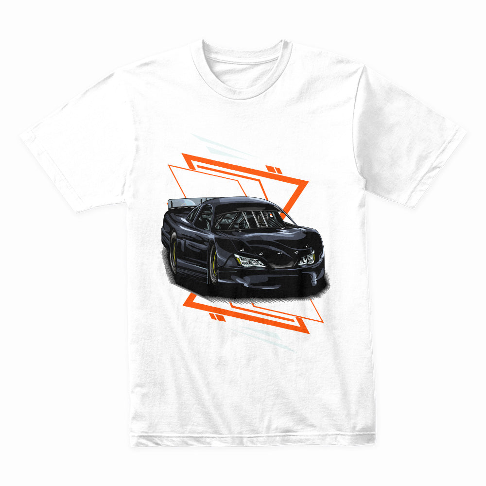 Speed & Precision: Black Racer T-Shirt