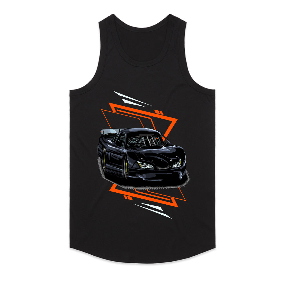 Speed & Precision: Black Racer T-Shirt