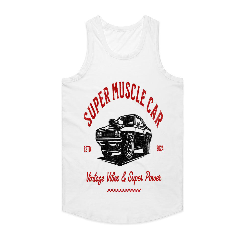 Super Muscle Car – Vintage Vibes & Super Power T-Shirt