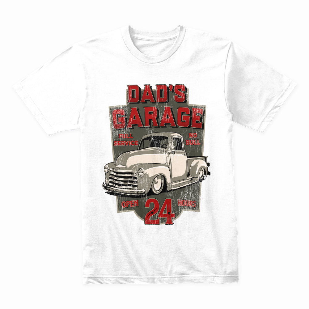Classic Dad’s Garage T-Shirt – Full Service, No Bull