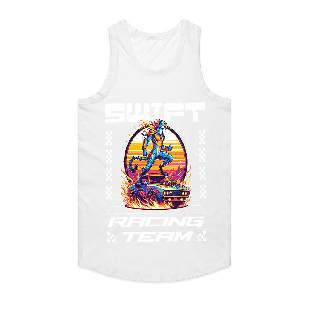 Swift Racing Team – Neon Futuristic Speed T-Shirt