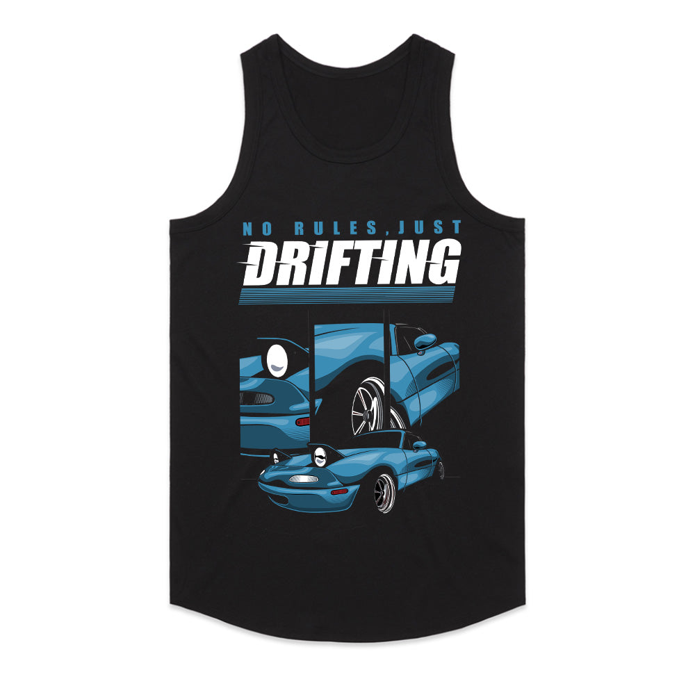 No Rules, Just Drifting T-Shirt – Bold Drift Car Design for Enthusiasts