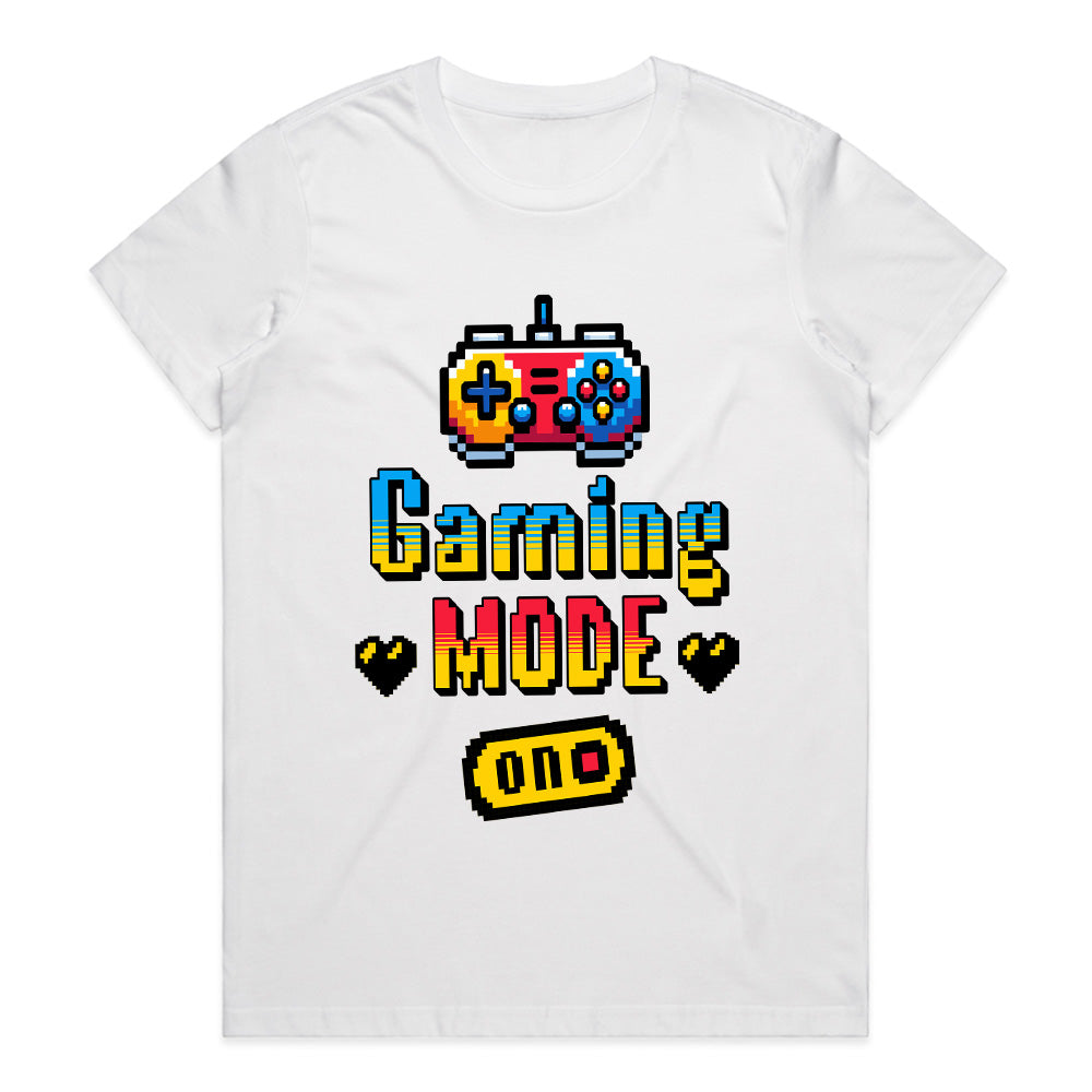 Retro Pixel Gaming Mode T-Shirt – Classic Gamer Tee