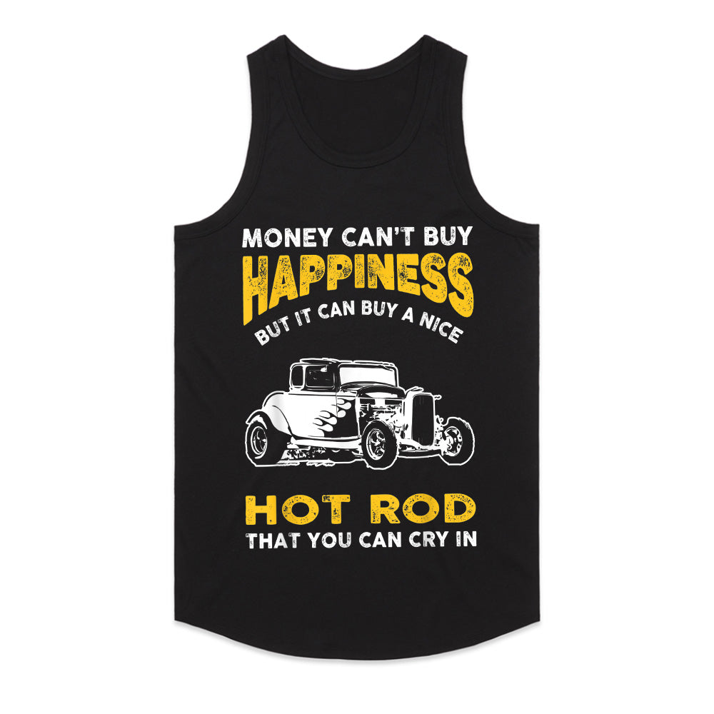 Money Can't Buy Happiness, But It Can Buy A Hot Rod T-Shirt | Vintage Car Lover Gift