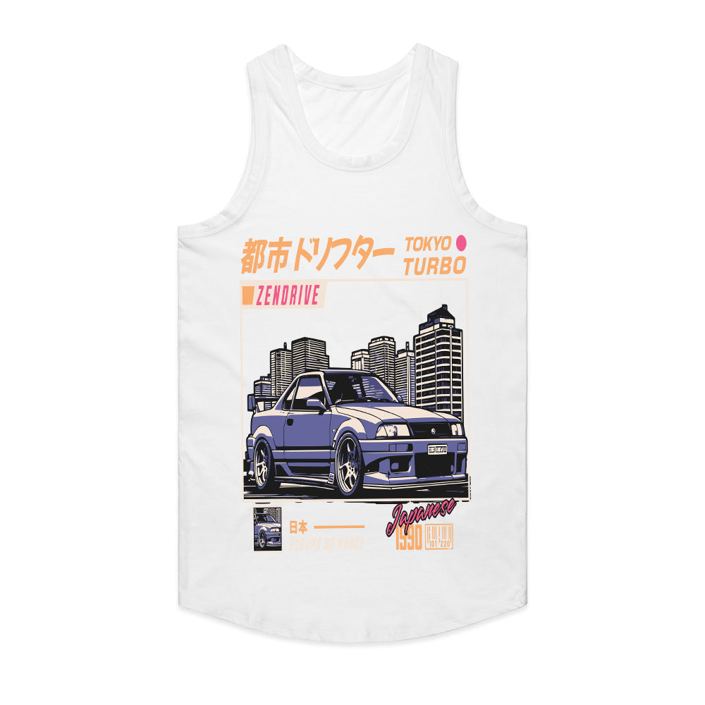 Tokyo Turbo – 90s JDM Drifter Skyline T-Shirt