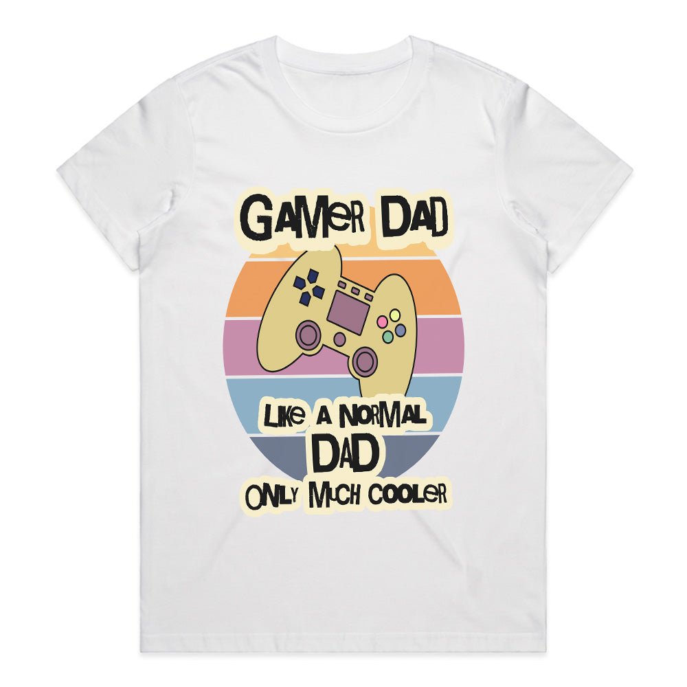 Gamer Dad - Like a Normal Dad, Only Much Cooler Retro T-Shirt