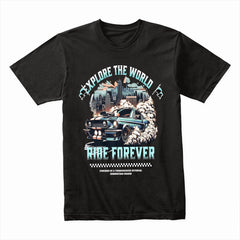 Ride Forever – Explore the World Muscle Car Tee