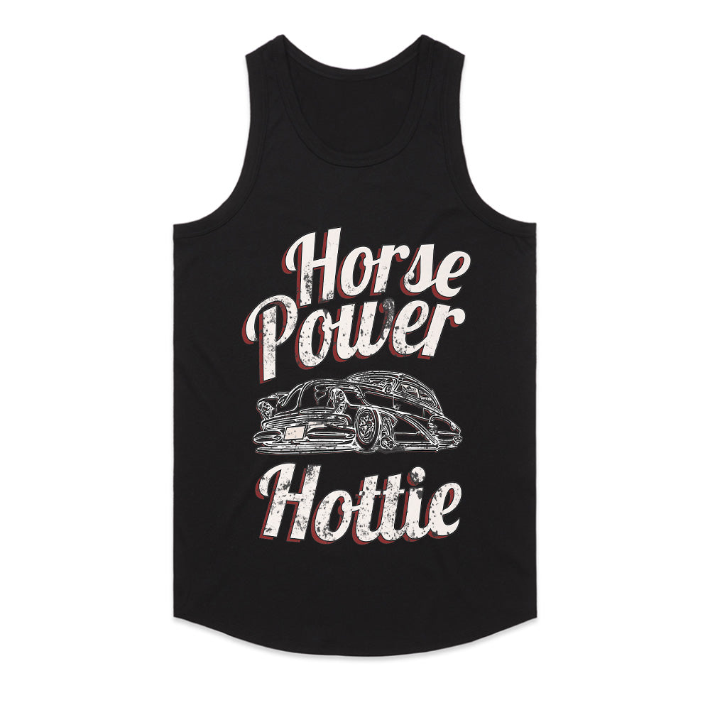 Horsepower Hottie T-Shirt | Vintage Hot Rod, Fast Cars, and Powerful Engines Design