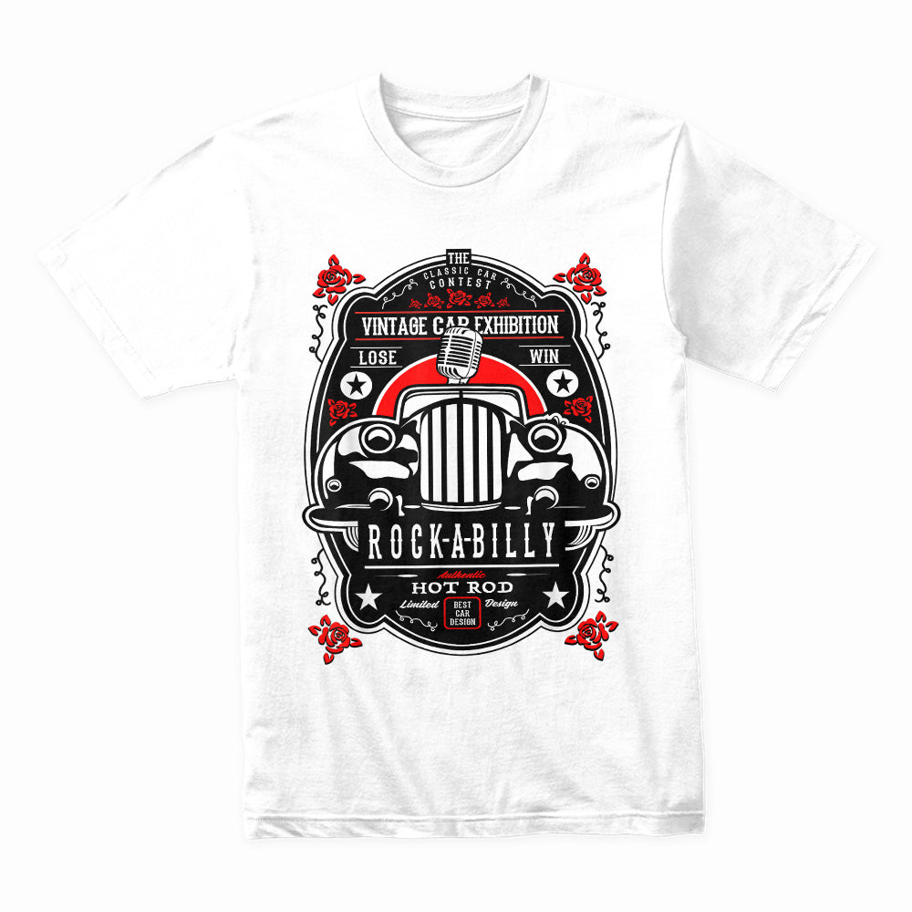 Rockabilly Hot Rod T-Shirt | 50s Retro Vintage Classic Car Design