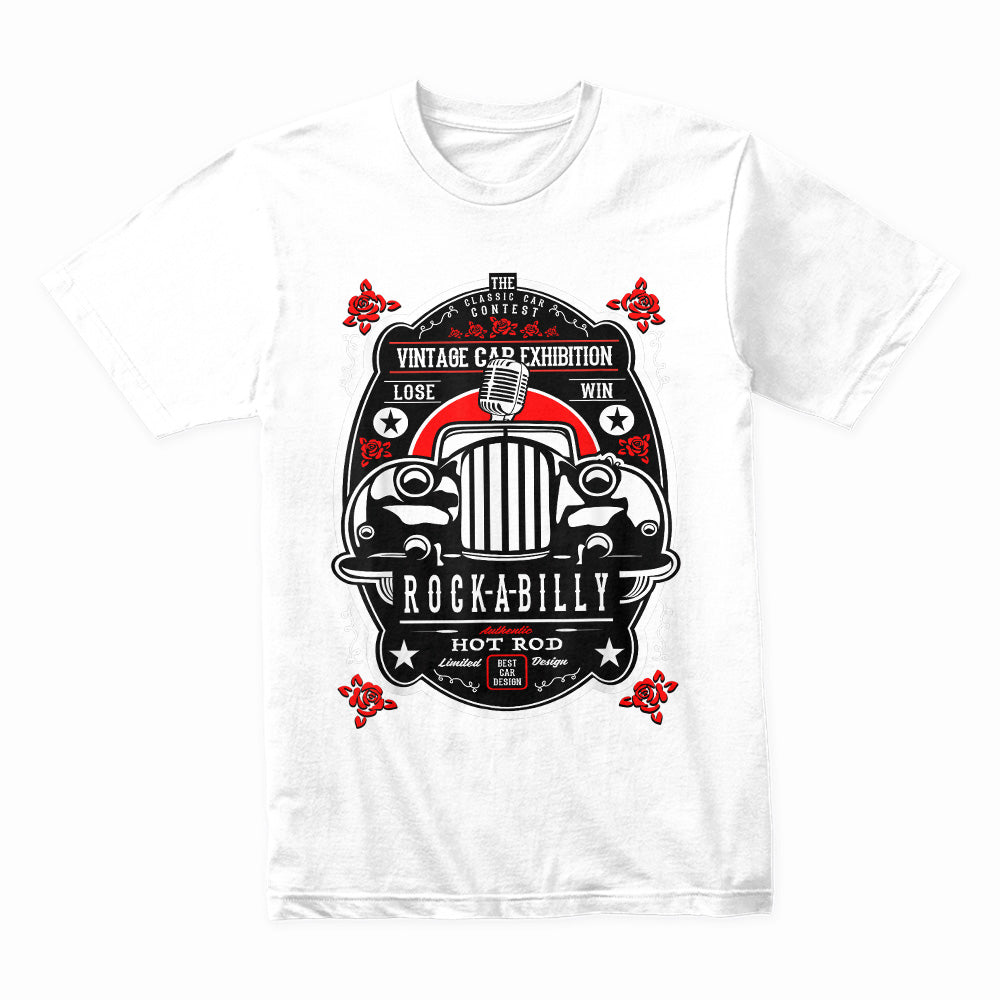 Rockabilly Hot Rod Vintage Car Exhibition Classic T-Shirt