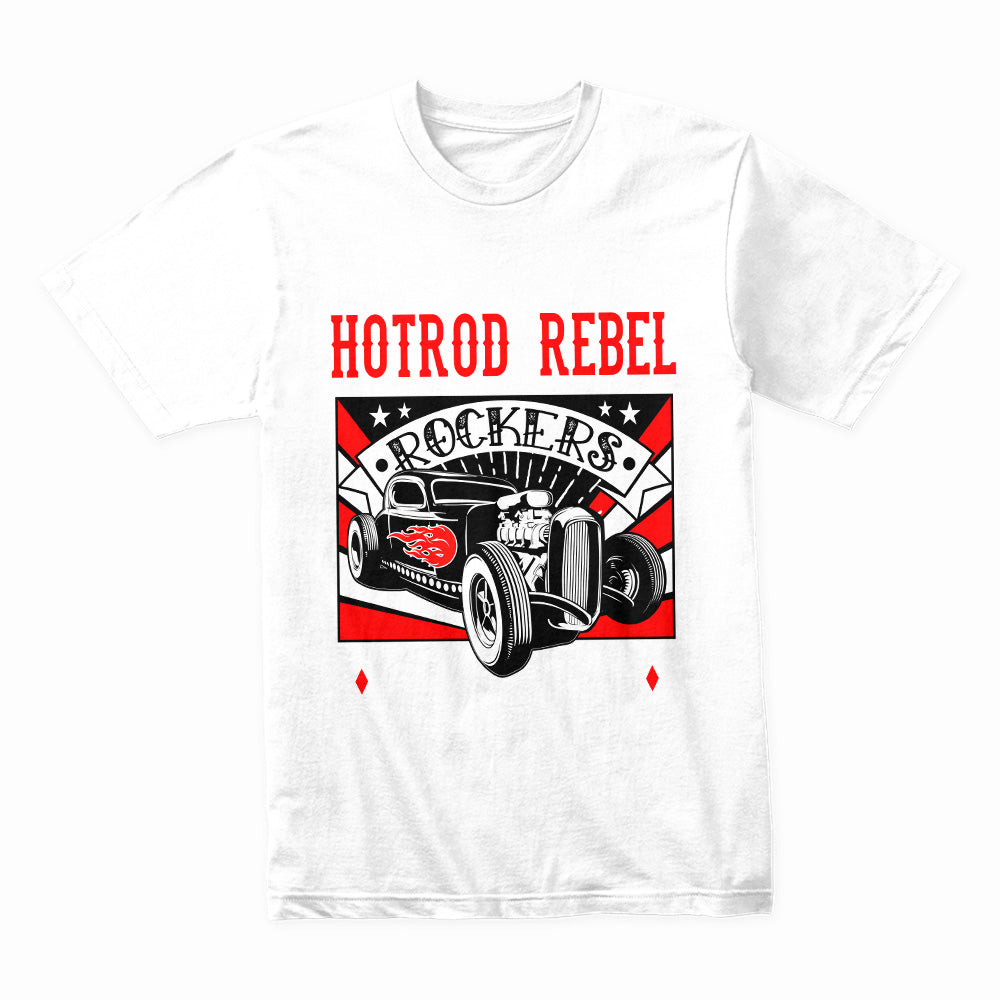 Hot Rod Rebel Rockers 1958 Vintage Classic Car T-Shirt