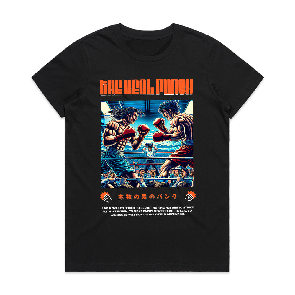 The Real Punch – Vintage Boxing Champion Tee