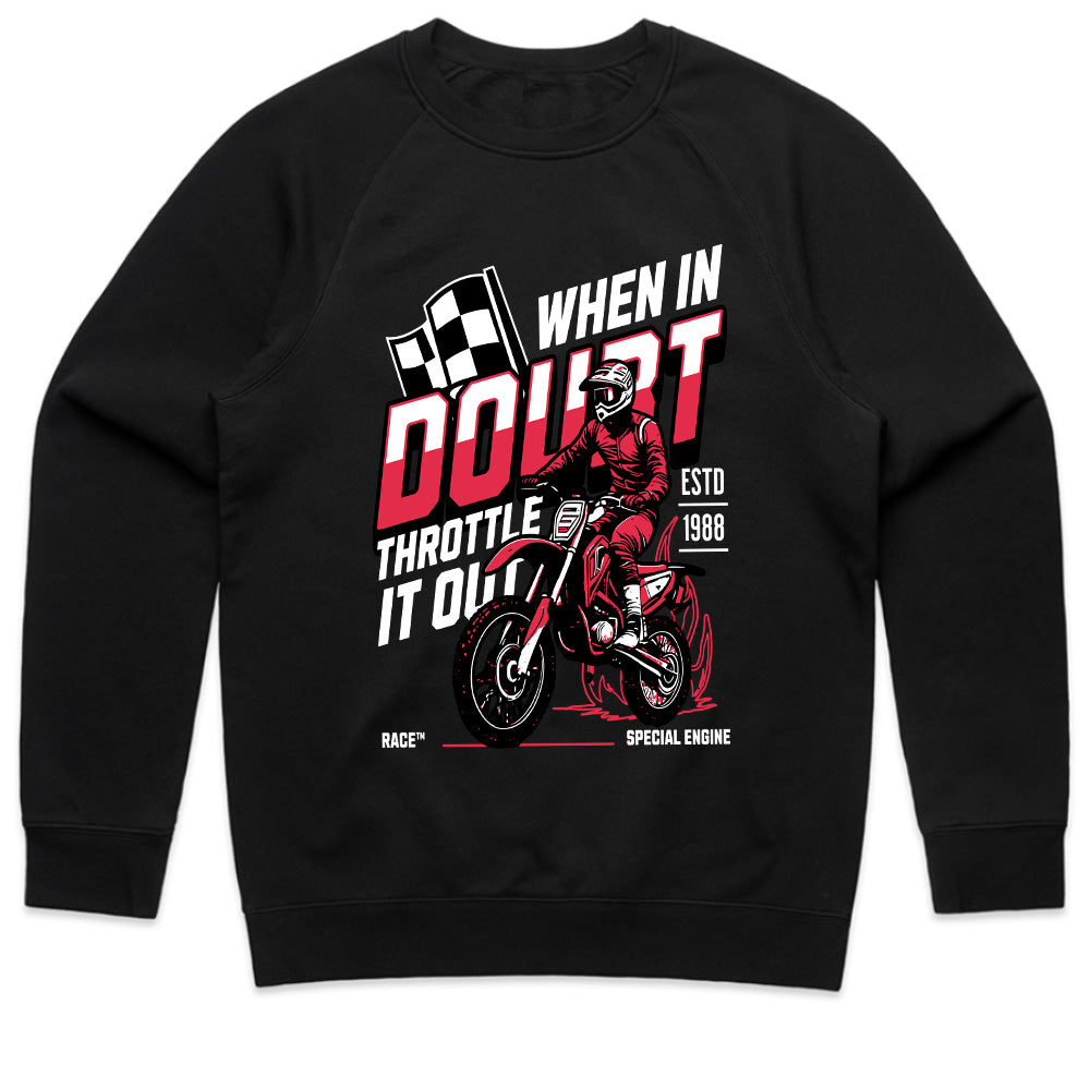 Throttle It Out Dirt Bike Racing T-Shirt – MotoCross Streetwear