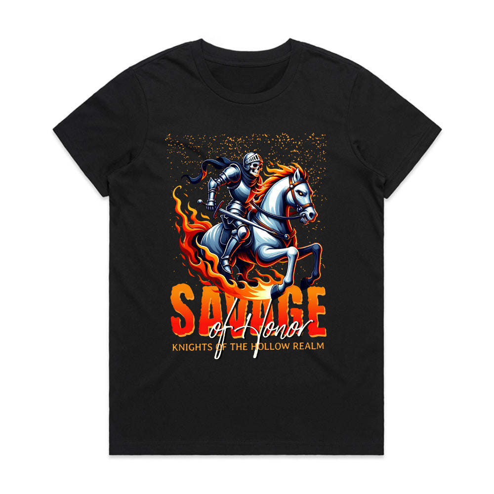 Savage of Honor – The Flaming Knight Tee