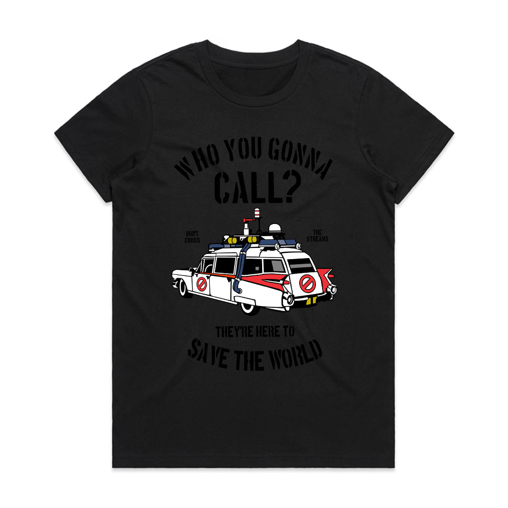 Who You Gonna Call?" Paranormal Rescue T-Shirt – Retro Ghost Hunting Tribute