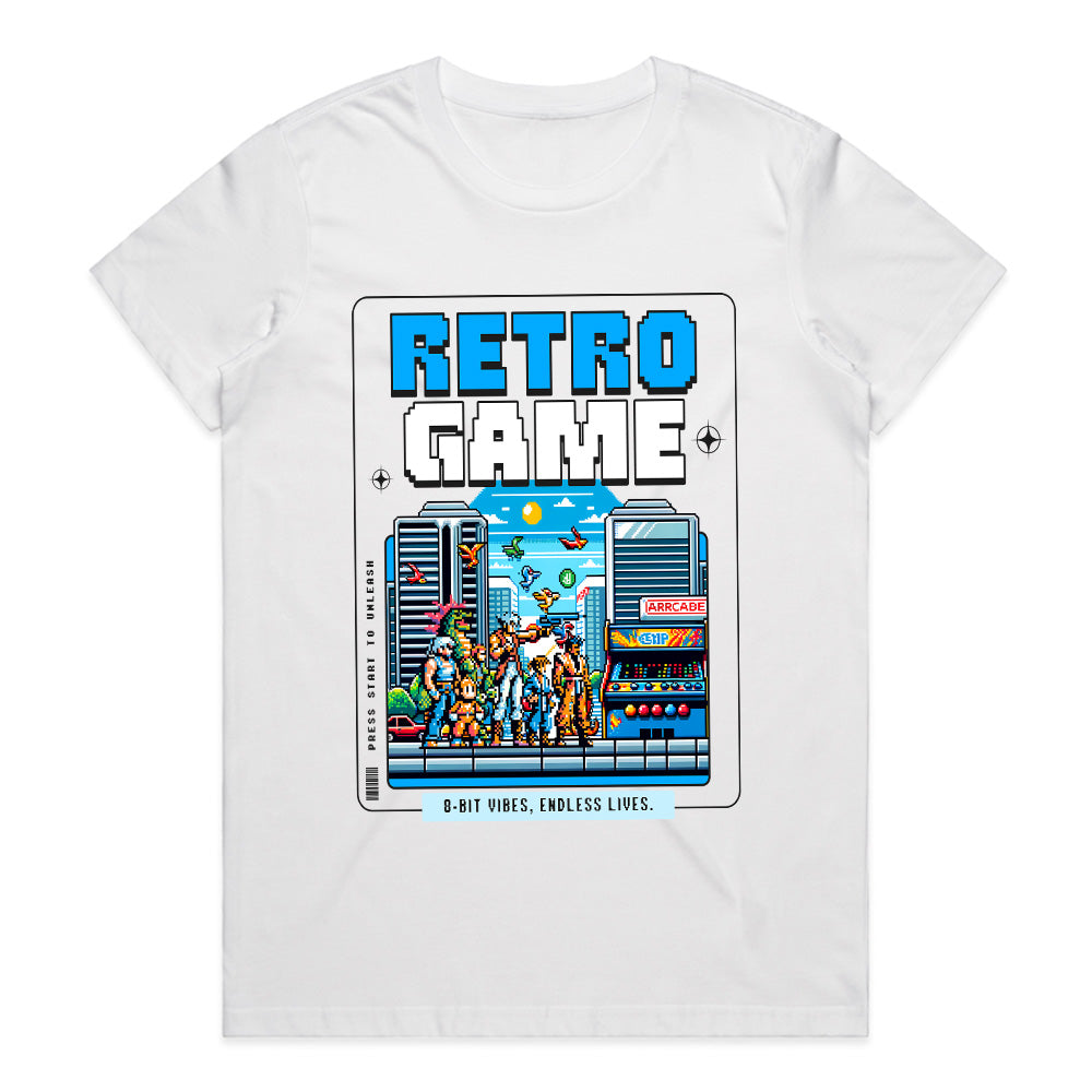 "Retro Game – 8-Bit Arcade Nostalgia Gaming T-Shirt"