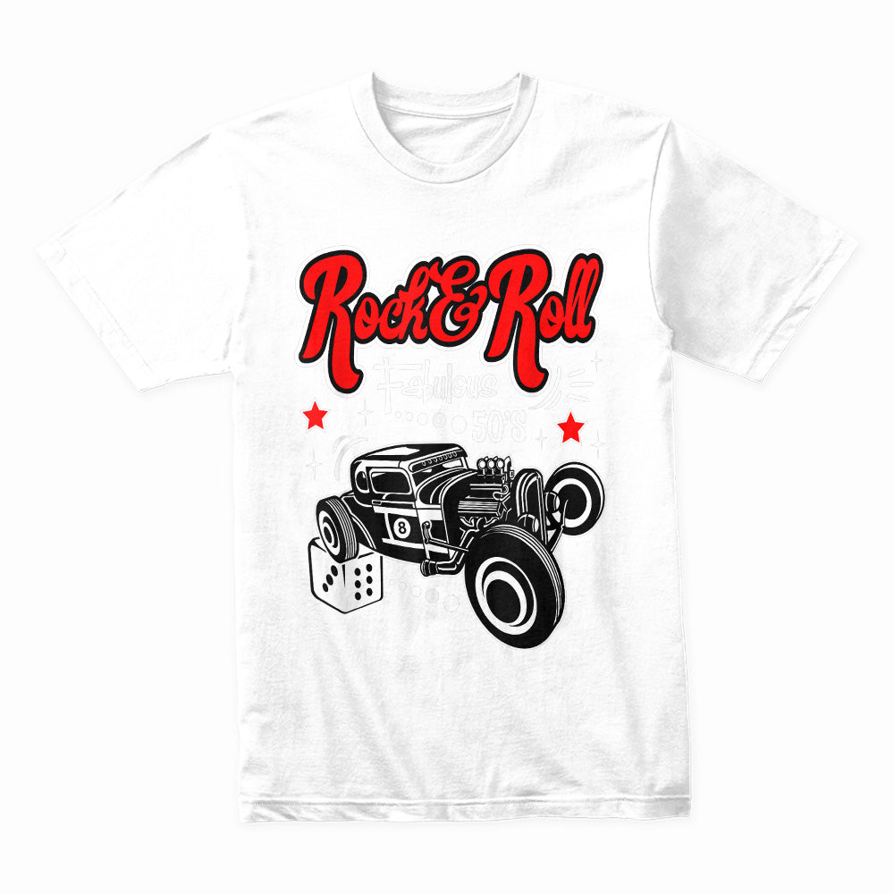 Fabulous 50s Rock & Roll Hot Rod T-Shirt – Vintage Rockabilly Classic Car Tee