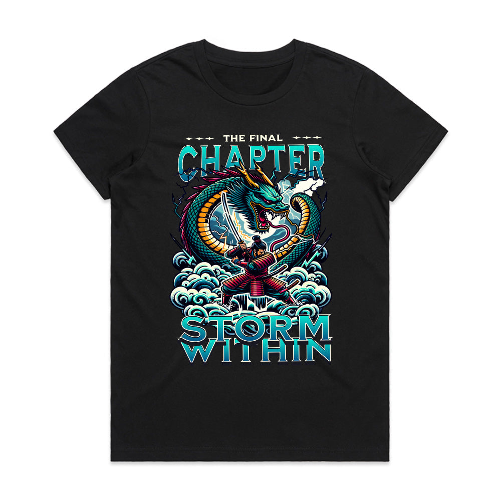 The Final Chapter – Storm Within Samurai & Dragon Graphic T-Shirt