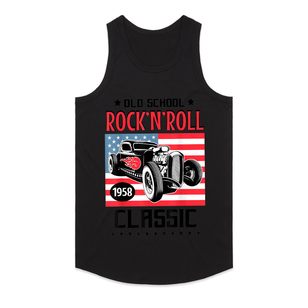 Old School Rock 'n' Roll 1958 Hot Rod T-Shirt – Vintage American Classic Car Tee