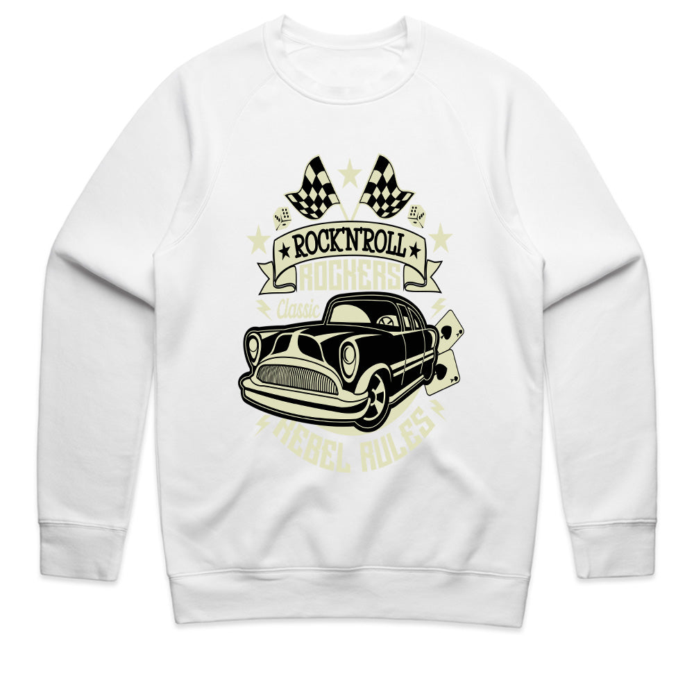 Rock 'n' Roll Rockers T-Shirt – Classic Hot Rod Design with Rebel Style