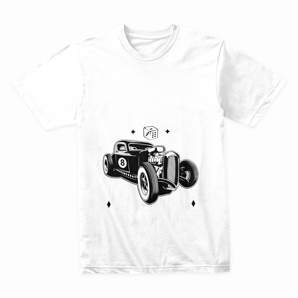 Hotrod Rebel 1957 T-Shirt – Vintage Classic Car Old School Custom Quality Tee