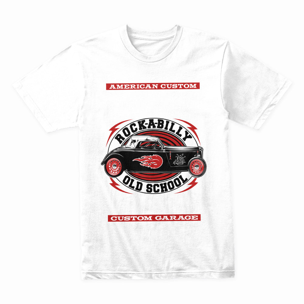 Vintage Rockabilly Speed Shop T-Shirt – Old School Hot Rod Custom Garage Tee