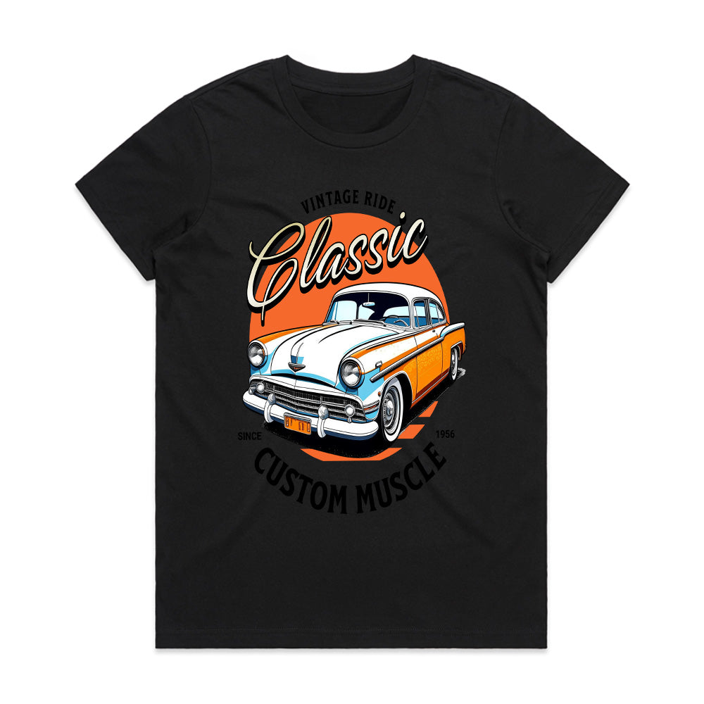 Classic Muscle – Vintage Ride Streetwear T-Shirt