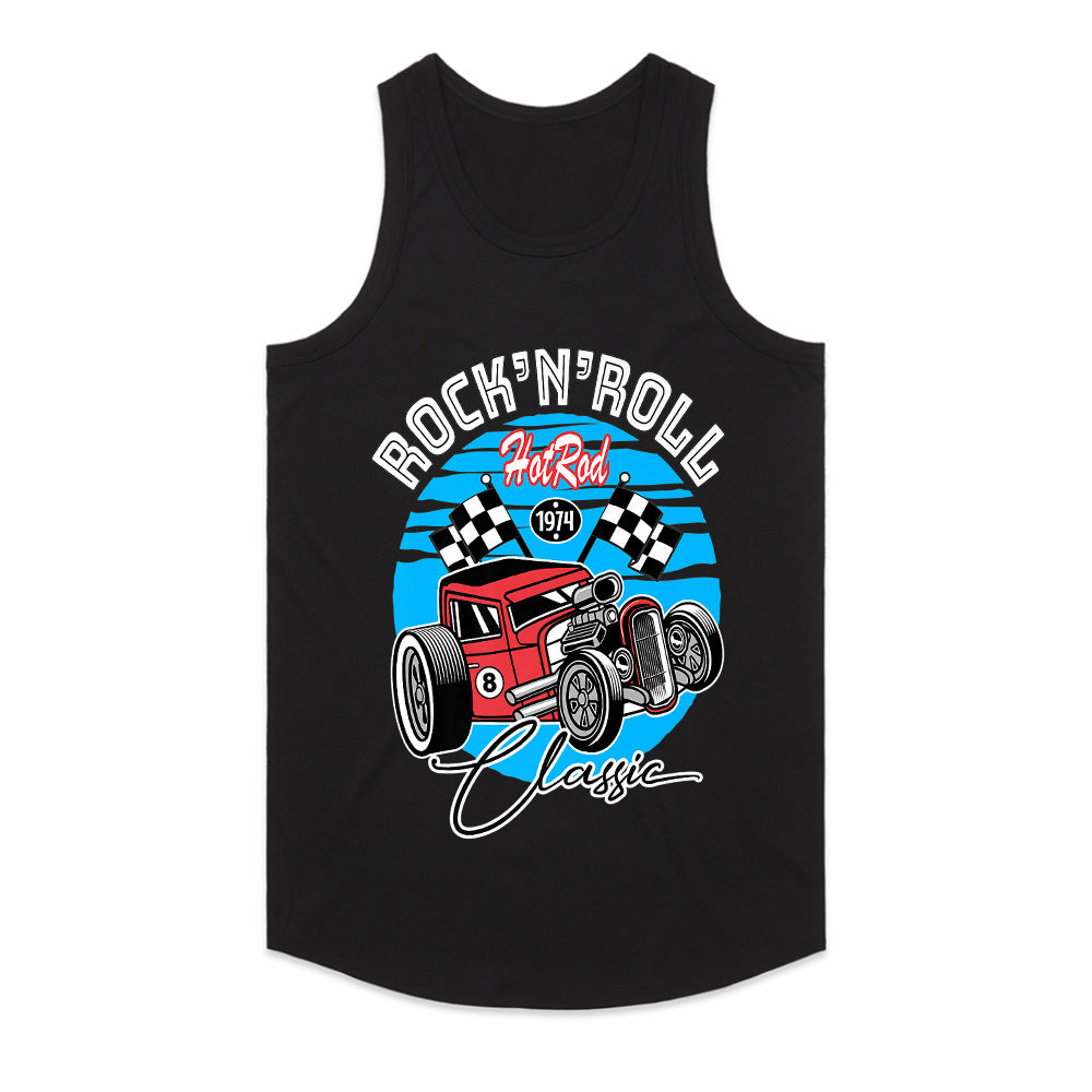 Rock 'n' Roll Classic Hot Rod 1974 T-Shirt – Vintage Racing & Rockabilly Tee