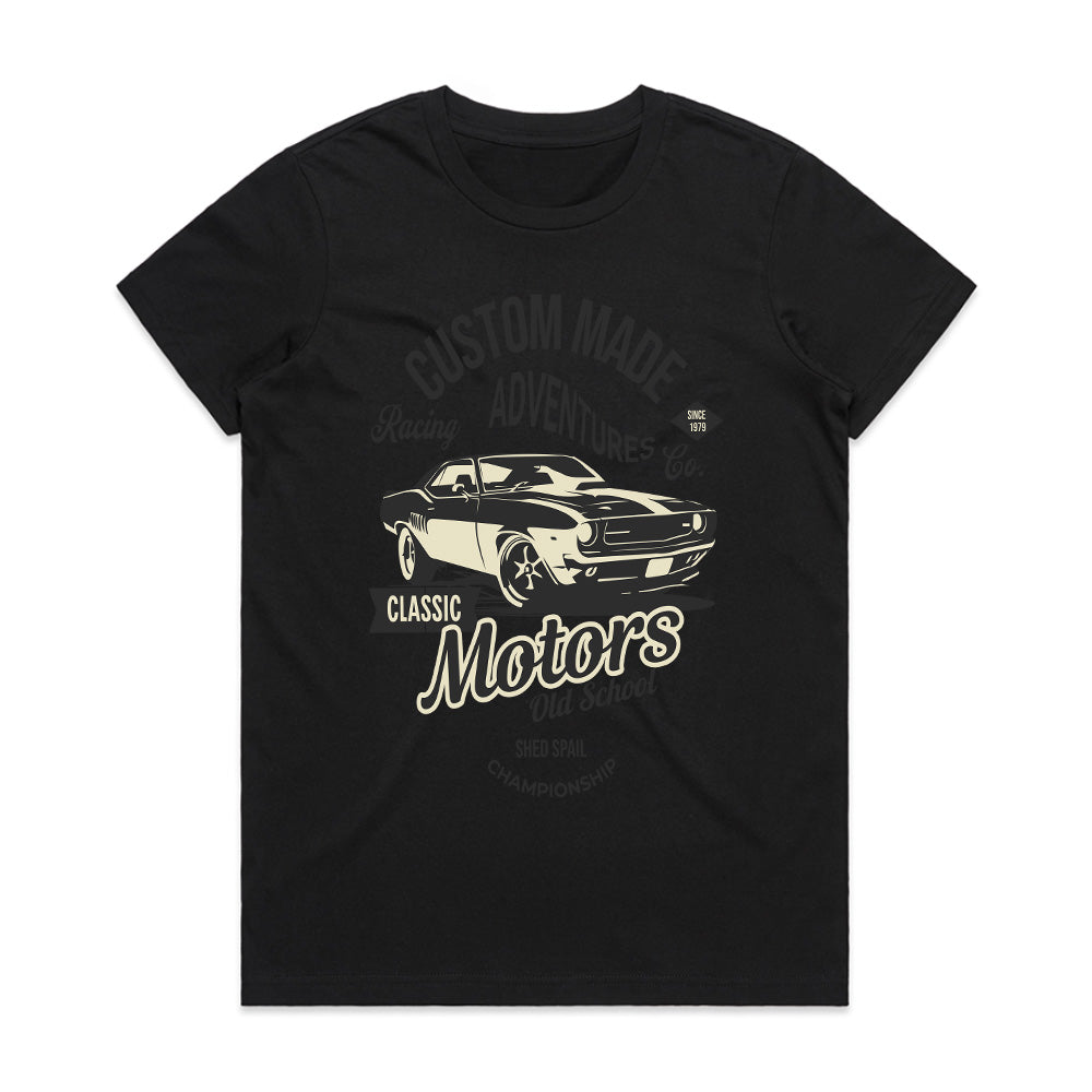 Classic Motors – Vintage Muscle Car Streetwear T-Shirt