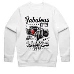 Fabulous Fifties Rock 'n' Roll Hot Rod T-Shirt – Classic Vintage Car & Rebel Style