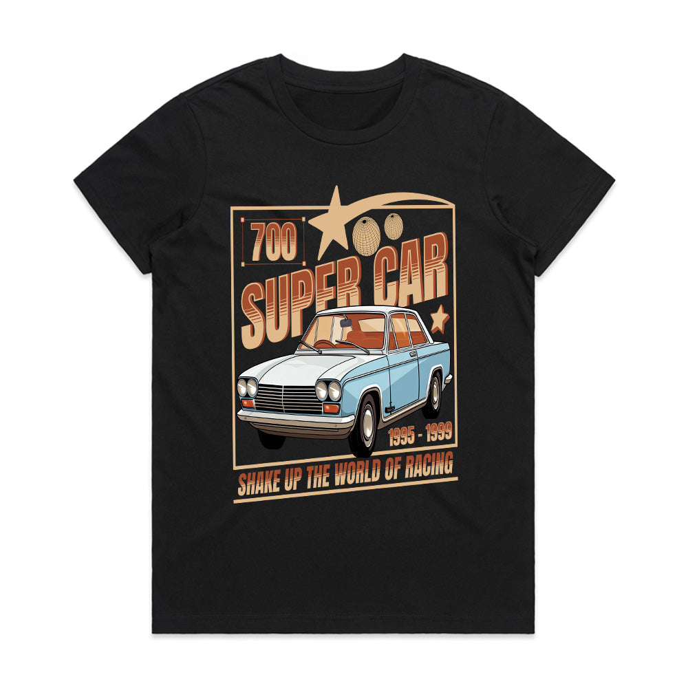 700 Super Car" Retro Racing T-Shirt – Vintage Motorsport-Inspired Streetwear
