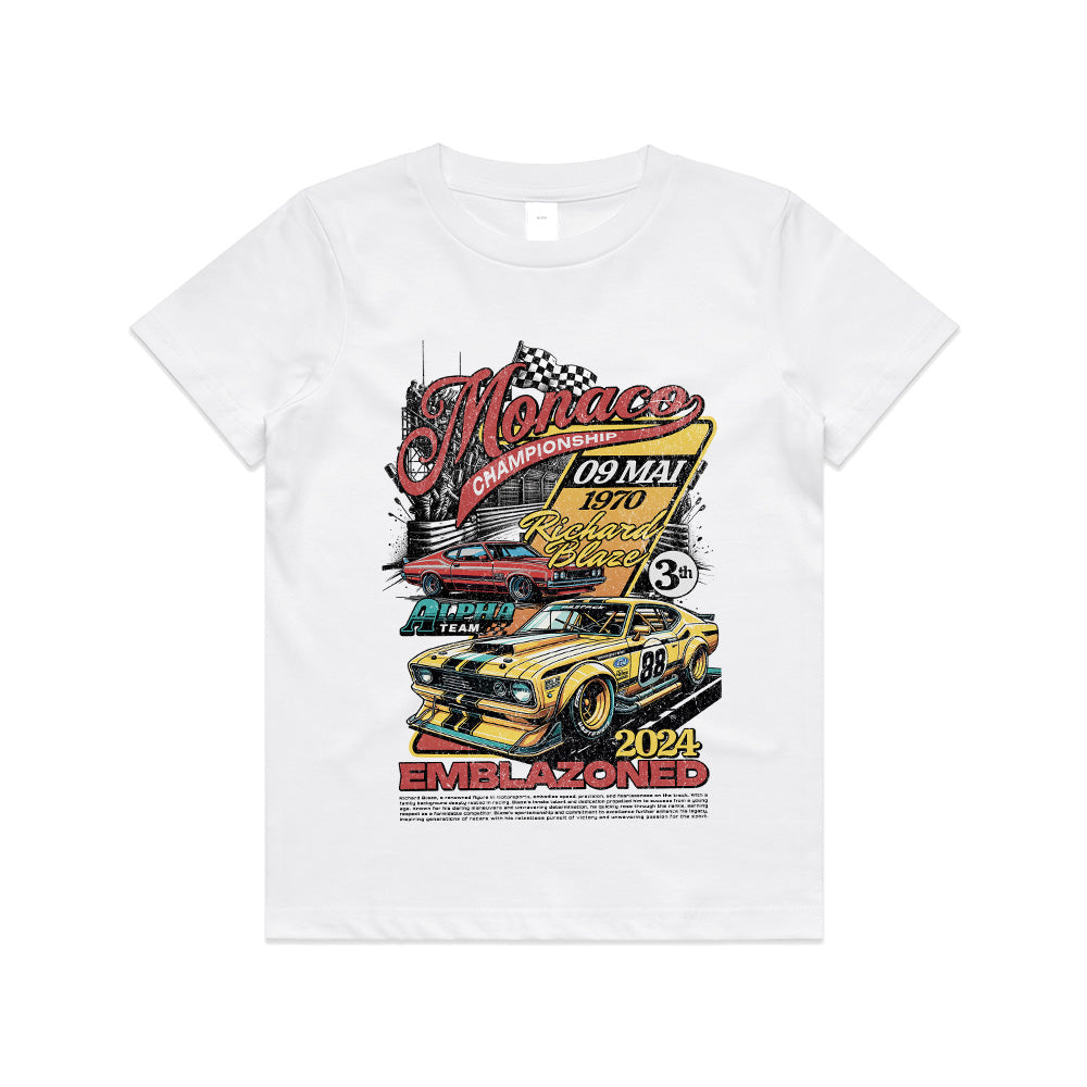 Emblazoned 2024 – Vintage Monaco Championship T-Shirt