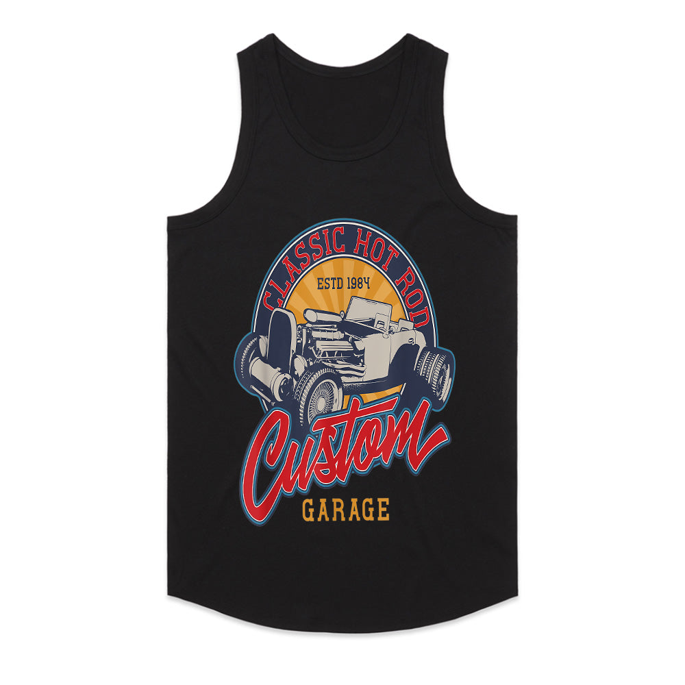 Classic Hot Rod Custom Garage T-Shirt – Vintage 1984 Retro Car Enthusiast Tee